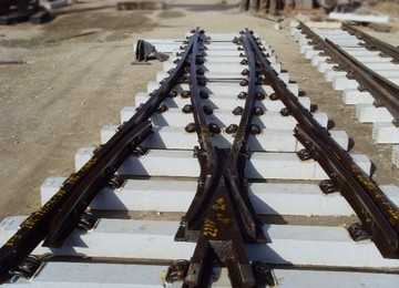 Railway Track Turnout Railroad Switch