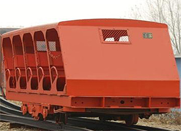 XRC8 Underground Mining Inserted Rail Type Inclined Shaft Man Car