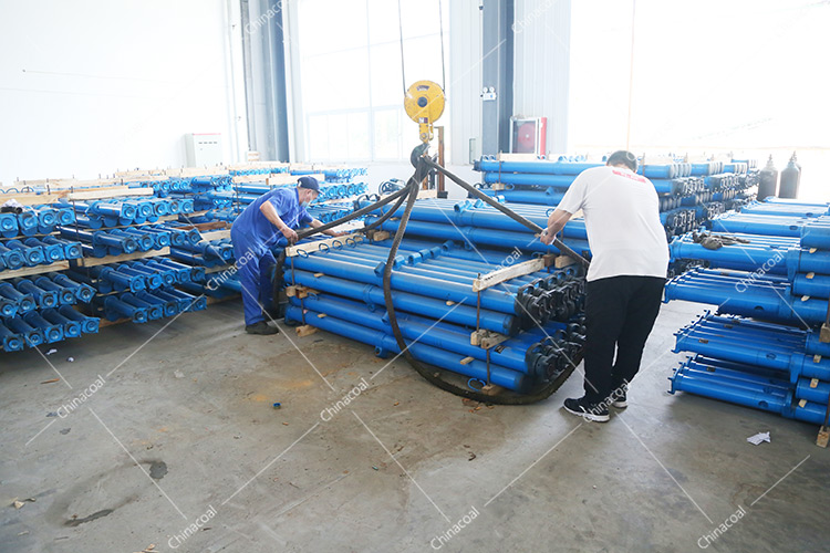 Zhong Yun Group Send A Batch Mine Single Hydraulic Prop To Two Major Mines In Shaanxi