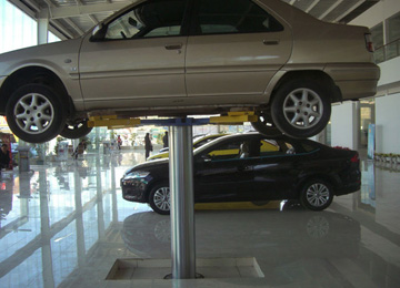 Hydraulic Single Post Underground Car Lift