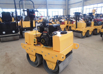 Vibrating Double Drum Portable Road Roller Compactor